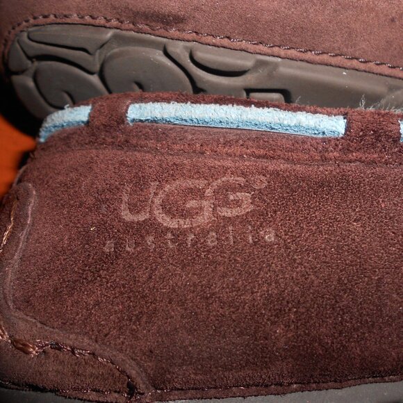 UGG 5612 DAKOTA MOCCASINS SLIPPERS CHOCOLATE BROWN SUEDE US WOMEN'S 7 - Picture 8 of 8